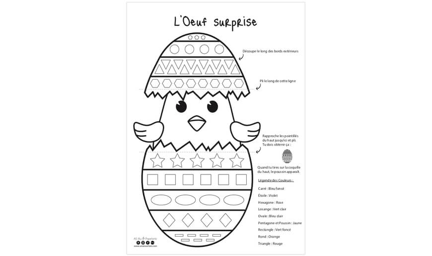 Oeufs surprises de Pâques : poussin et lapin - Tutos Pâques - 10